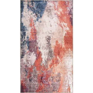 Červeno-modrý pratelný koberec běhoun 200x80 cm - Vitaus obraz