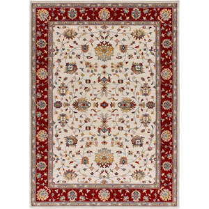 Červeno-krémový koberec 80x150 cm Classic – Universal obraz