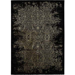 Černý koberec Universal Gold Duro, 160 x 230 cm obraz