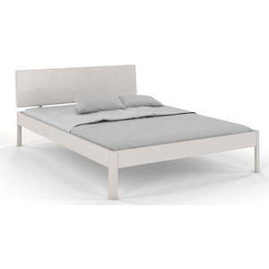 Bílá dvoulůžková postel z borovicového dřeva 160x200 cm Ammer – Skandica obraz