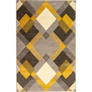 Šedo-žlutý koberec Flair Rugs Nimbus, 160 x 230 cm obraz