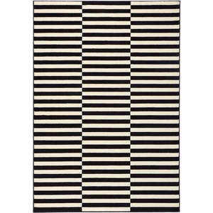 Černo-bílý koberec Hanse Home Gloria Panel, 80 x 150 cm obraz
