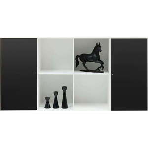 Černo-bílá nástěnná komoda Hammel Mistral Kubus, 136 x 69 cm obraz