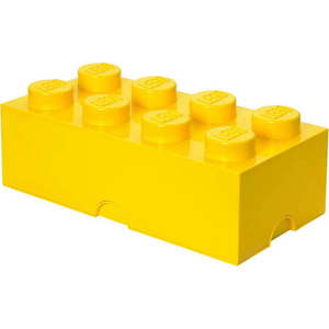 Tmavě žlutý úložný box LEGO® obraz