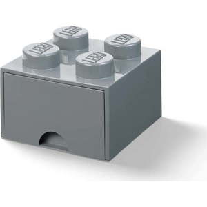Dětský tmavě šedý úložný box se zásuvkou LEGO® obraz