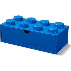Modrý stolní box se zásuvkou LEGO®, 31 x 16 cm obraz