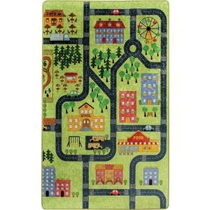 Dětský koberec Green Small Town 100 x 160 cm obraz