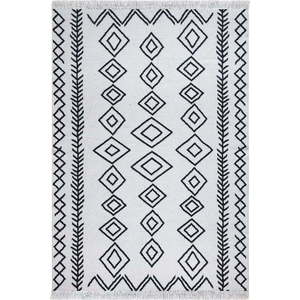 Bílo-černý bavlněný koberec Oyo home Duo, 80 x 150 cm obraz