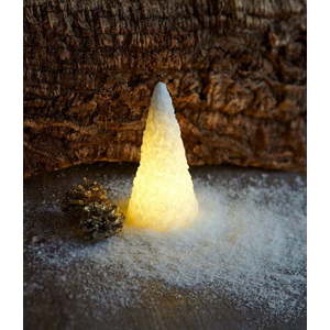 Světelná LED dekorace Sirius Snow Cone, výška 15 cm obraz