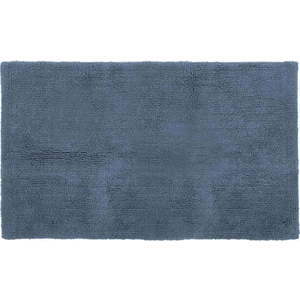Modrá bavlněná koupelnová předložka Tiseco Home Studio Luca, 60 x 100 cm obraz