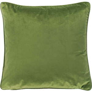 Tmavě zelený polštář Tiseco Home Studio Velvety, 45 x 45 cm obraz