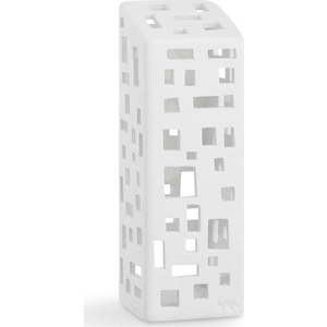 Bílý keramický svícen Kähler Design Urbania Lighthouse High Building obraz