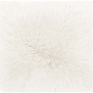 Bílý polštář Tiseco Home Studio Sheepskin, 45 x 45 cm obraz
