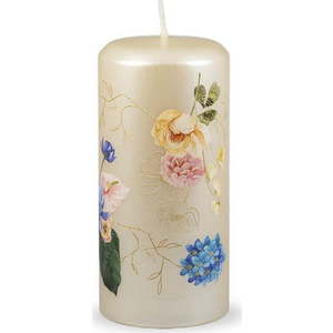 Béžová svíčka Unipar Flower Paradise, doba hoření 73 h obraz