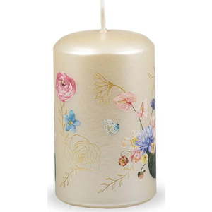 Béžová svíčka Unipar Flower Paradise, doba hoření 40 h obraz