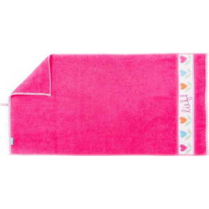 Růžový ručník Tiseco Home Studio, 70 x 130 cm obraz