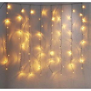 Venkovní světelný LED řetěz Star Trading Curtain, délka 1, 3 m obraz