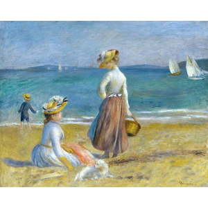 Reprodukce obrazu Auguste Renoir - Figures on the Beach, 50 x 40 cm obraz