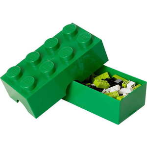 Tmavě zelený svačinový box LEGO® obraz