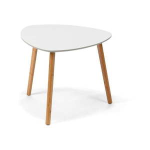 Bílý odkládací stolek Bonami Essentials Viby, 55 x 55 cm obraz
