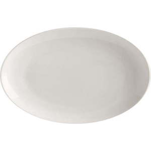 Bílý porcelánový talíř Maxwell & Williams Basic, 25 x 16 cm obraz