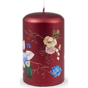 Červená svíčka Unipar Flower Paradise, doba hoření 40 h obraz