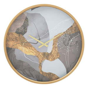 Šedé nástěnné hodiny Mauro Ferretti Art, ø 60 cm obraz