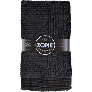 Černý ručník Zone Classic, 50 x 100 cm obraz