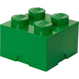 Zelený úložný box čtverec LEGO® obraz