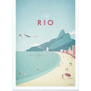 Plakát Travelposter Rio, 50 x 70 cm obraz
