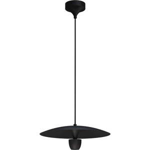 Černé závěsné svítidlo SULION Poppins, výška 150 cm obraz
