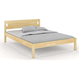 Dvoulůžková postel z borovicového dřeva 180x200 cm v přírodní barvě Laxbaken – Skandica obraz