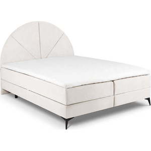 Béžová boxspring postel s úložným prostorem 160x200 cm Sunset – Cosmopolitan Design obraz