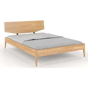 Dvoulůžková postel z bukového dřeva Skandica Sund, 160 x 200 cm obraz