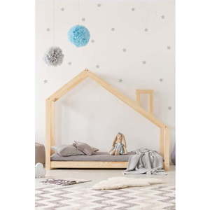 Domečková postel z borovicového dřeva Adeko Mila DMS, 90 x 200 cm obraz