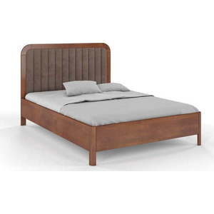 Hnědá dvoulůžková postel z bukového dřeva 160x200 cm Modena – Skandica obraz