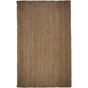 Hnědý jutový koberec Flair Rugs Jute, 120 x 170 cm obraz