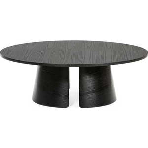 Černý konferenční stolek Teulat Cep, ø 110 cm obraz