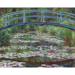 Reprodukce obrazu Claude Monet - The Japanese Footbridge, 50 x 40 cm obraz