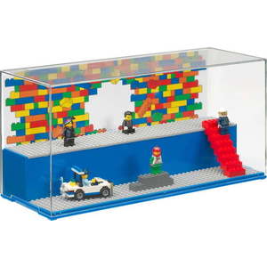 Modrá herní a sběratelská skříňka LEGO® obraz