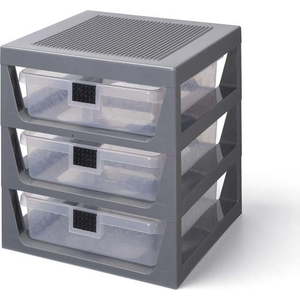Šedý organizér se 3 zásuvkami LEGO® Storage obraz