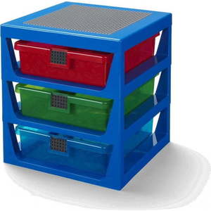 Modrý organizér se 3 zásuvkami LEGO® Storage obraz