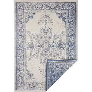 Modro-krémový venkovní koberec NORTHRUGS Borbon, 120 x 170 cm obraz