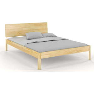 Dvoulůžková postel z borovicového dřeva 140x200 cm v přírodní barvě Ammer – Skandica obraz
