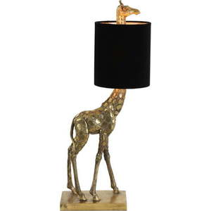 Stolní lampa v černo-bronzové barvě (výška 61 cm) Giraffe – Light & Living obraz