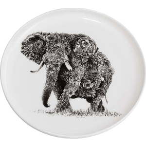 Bílý porcelánový talíř Maxwell & Williams Marini Ferlazzo Elephant, ø 20 cm obraz
