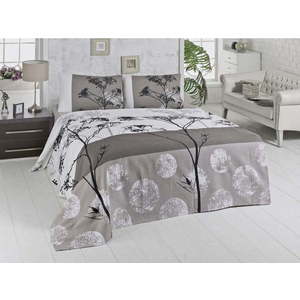 Lehký bavlněný přehoz přes postel na dvoulůžko Belezza Grey, 200 x 230 cm obraz