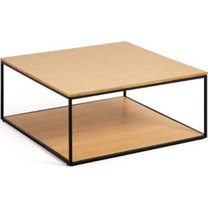 Konferenční stolek s deskou v dubovém dekoru 80x80 cm Yona - Kave Home obraz