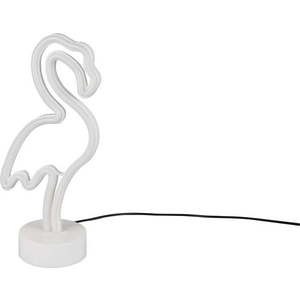 Bílá LED stolní lampa (výška 29 cm) Flamingo – Trio obraz