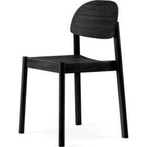 Černá jídelní židle z dubového dřeva EMKO Citizen Oval obraz